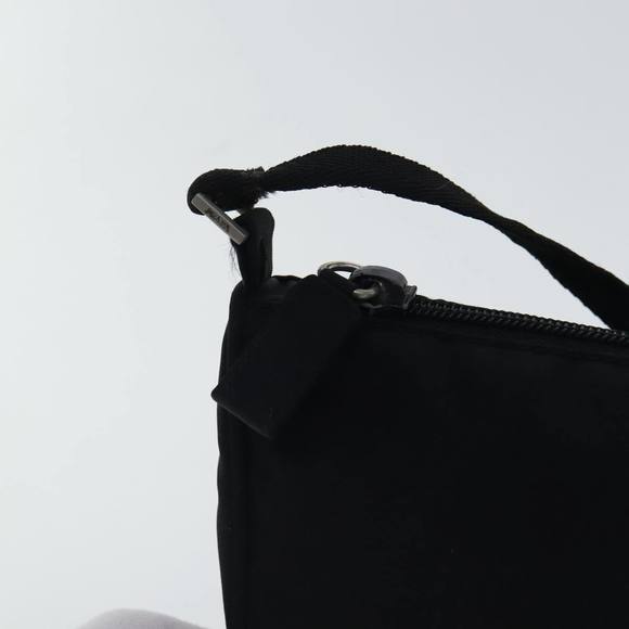 PRADA Accessory Pouch Nylon Black Silver Auth 96593 - Picture 9 of 16